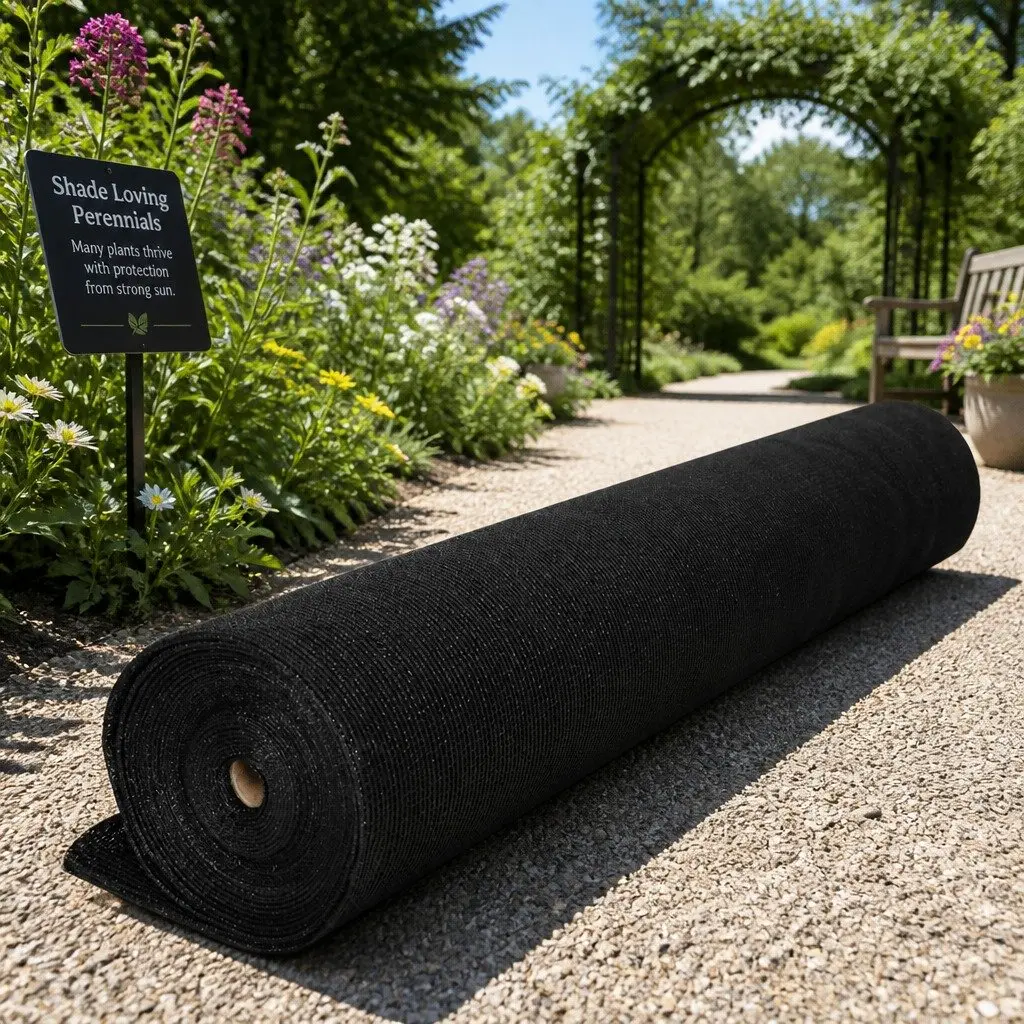 Shade Cloth UV-Stabilised HPDE 1.83m x 20m Black 50 Percent Shade Block Garden Greenhouse Mesh