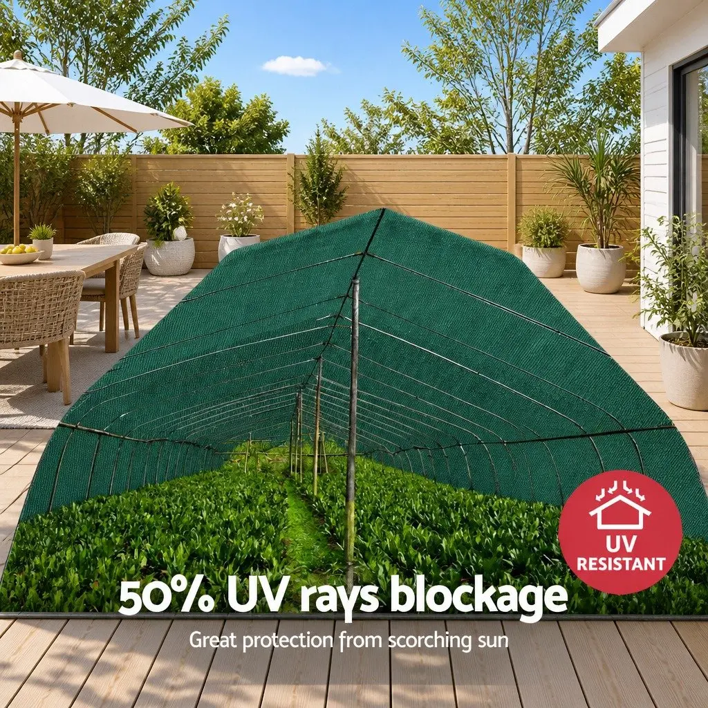Shade Cloth UV-Stabilised HPDE 1.83m x 30m Green Heavy Duty