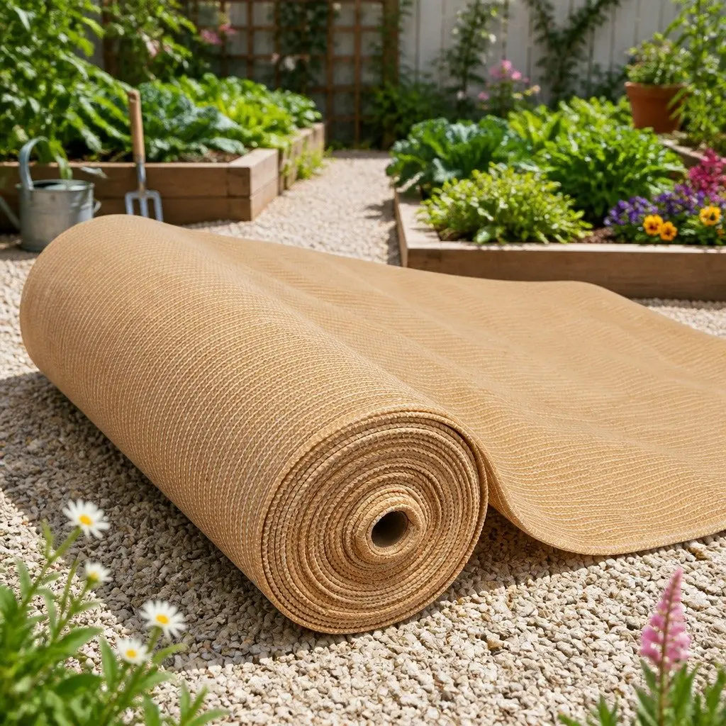 Shade Cloth UV-Stabilised HPDE 3.66m x 10m 50% Shade Block Beige