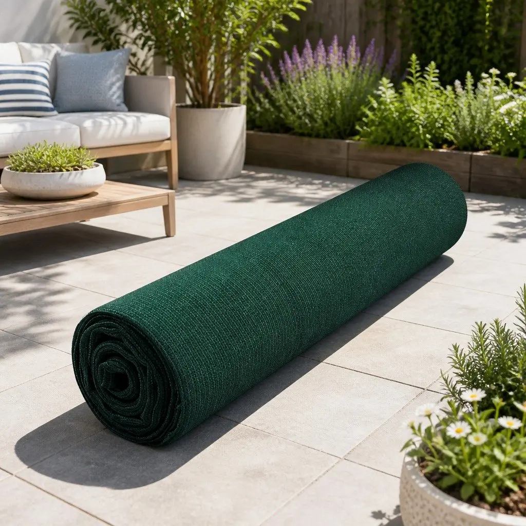 Shade Cloth UV-Stabilised HPDE 3.66x10m Green 50% Sun Block Garden Greenhouse Mesh