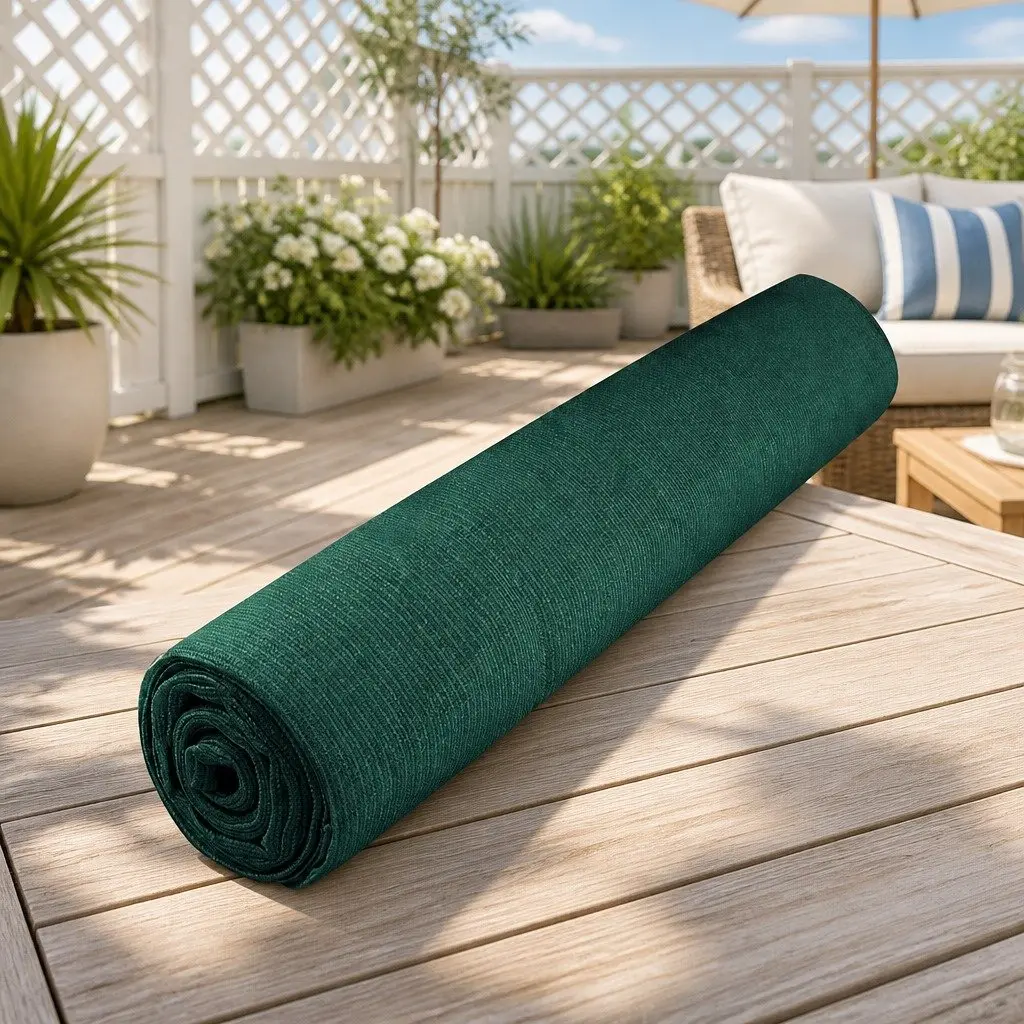 Shade Cloth Heavy Duty UV-Stabilised Green 3.66m x 20m 50% Shade Block