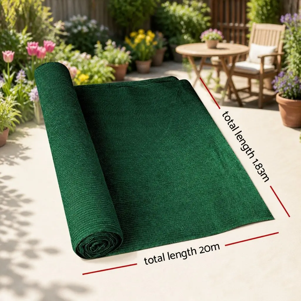 Shade Cloth UV-Stabilised 1.83m x 20m Green Heavy Duty