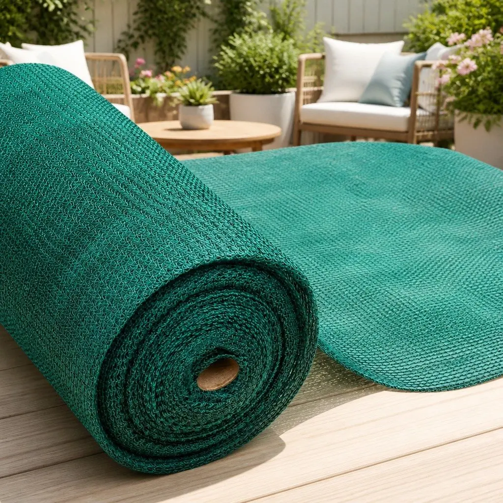 Shade Cloth HPDE 3.66m x 10m Green Heavy Duty UV-Stabilised 50% Shade Block