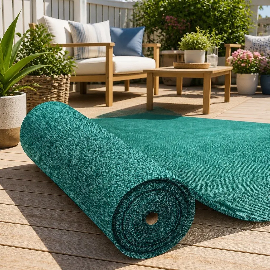 Shade Cloth HPDE 3.66m x 10m Green Heavy Duty UV-Stabilised 50% Shade Block