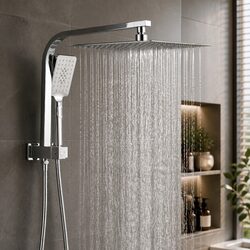 Practical Rain Shower Head Set for Everyday Use