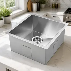 Practical Stainless Steel Kitchen Sink 36x36cm for Your Home