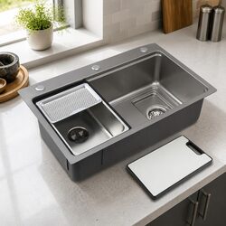 Functional 304 Stainless Steel Sink for Everyday Use