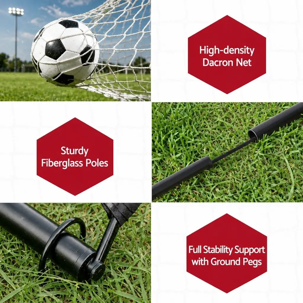 Portable Soccer Goal for Home Training