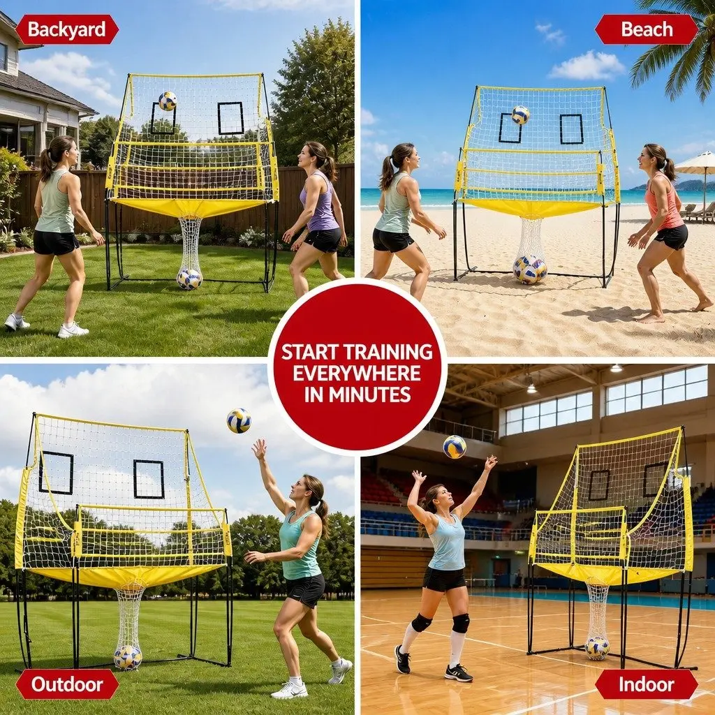 Volleyball Net for Beach and Backyard Activities