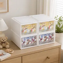 Practical Large Stackable Storage Drawers for Your Home