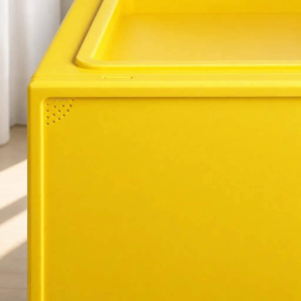 Shoe Storage Box Stackable PP Plastic Drop Front Clear Door 35.5cm x 26cm x 21cm Green Yellow Pink Blue