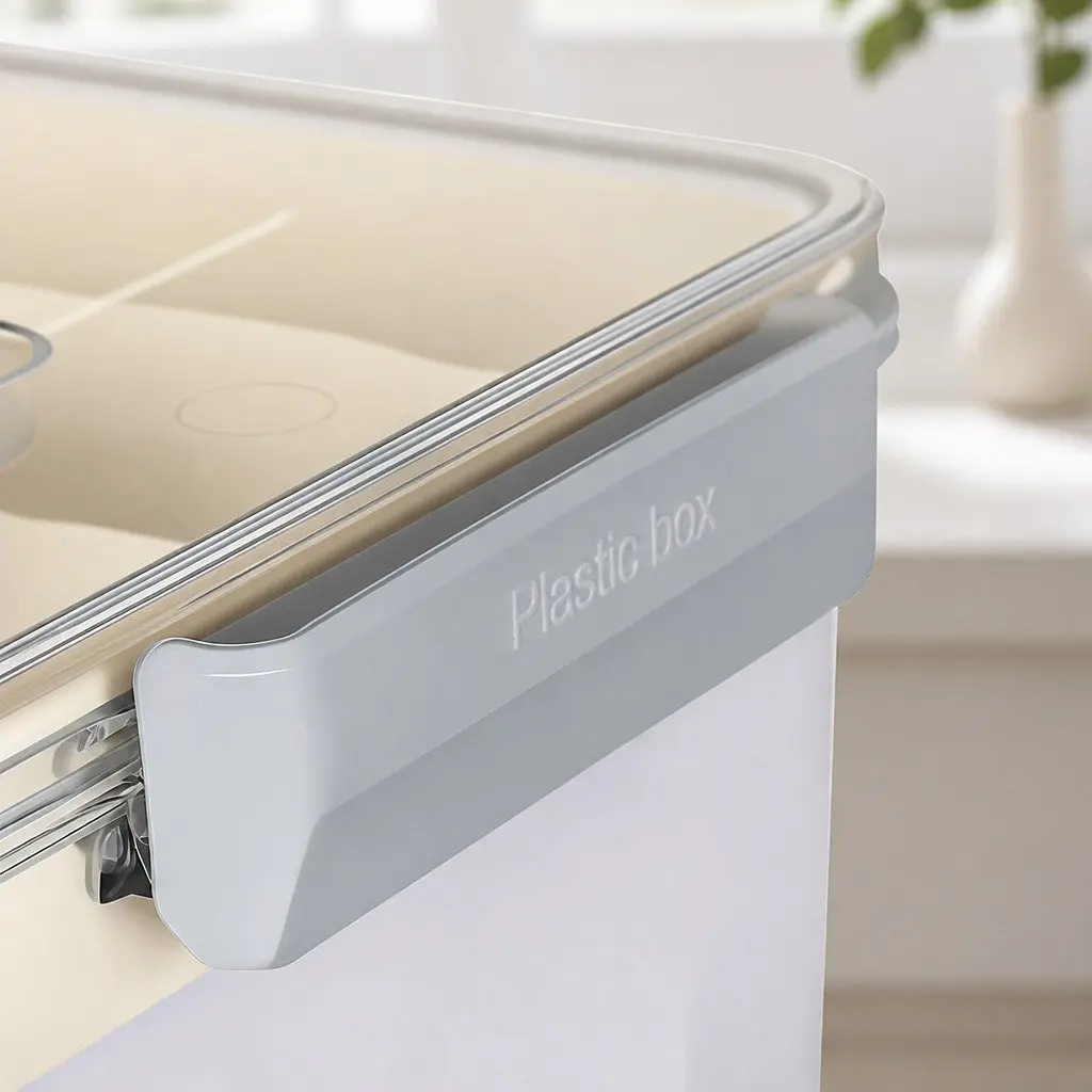 Medical Storage Box Two Layer Organizer Transparent Medicine Case Home Health