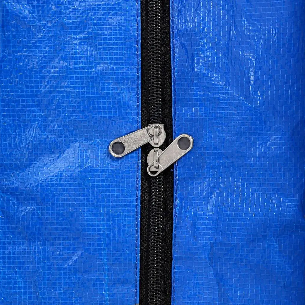 Moving Storage Bags Heavy Duty Waterproof 74cm L x 38cm W x 33cm H Blue 6 Pack