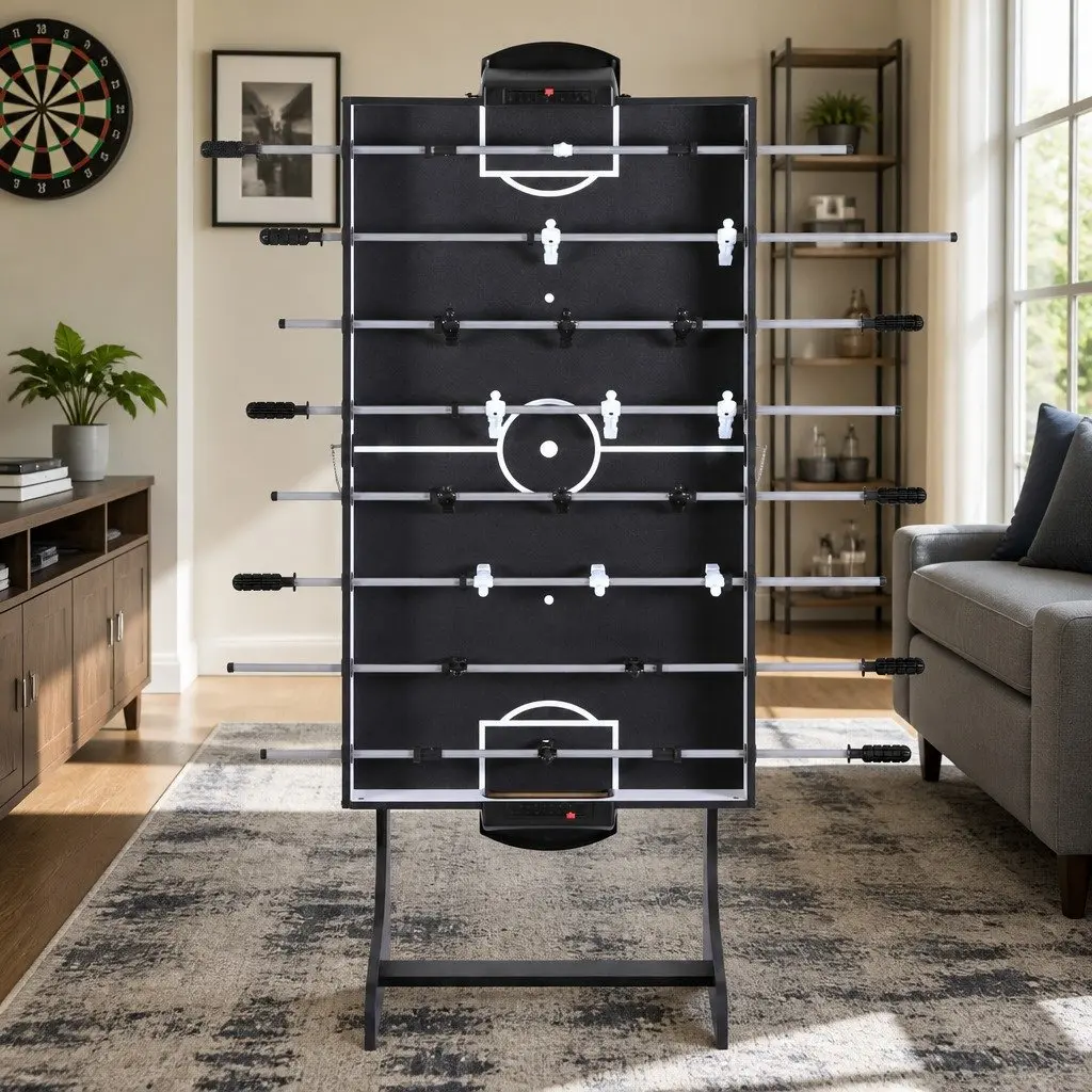 4-in-1 Game Table MDF Compact 122cm x 61cm x 81cm Blue
