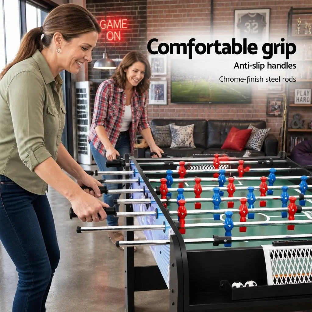 Foosball Soccer Table MDF 4FT Black