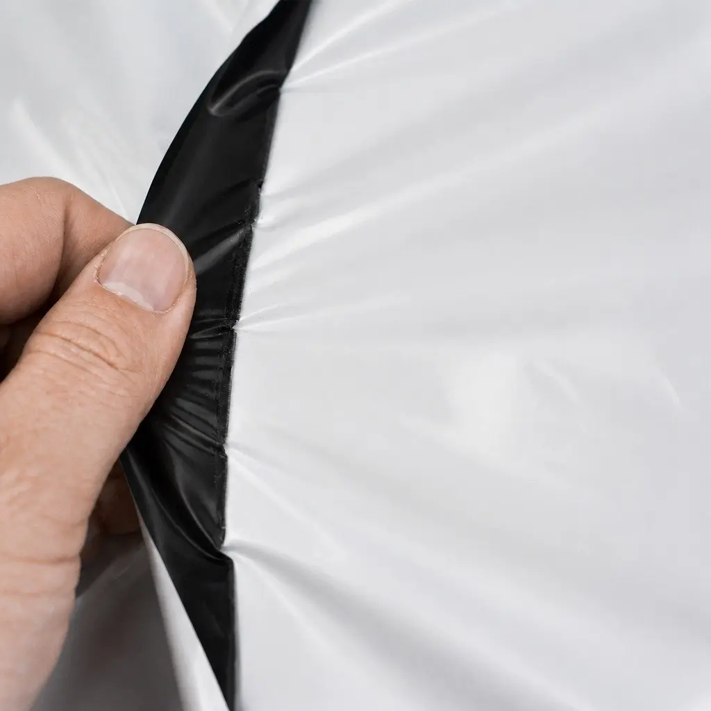 Poly Mailers Self Sealing Bags Tear Resistant White Black 60x65cm 65x75cm 75x90cm Lightweight Construction