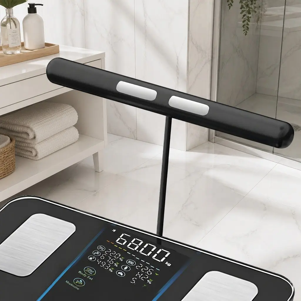 Smart Body Fat Scale Digital Bathroom Weight Monitor Bluetooth 8 Profiles LED