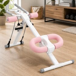 Ab Machine Abdominal Exerciser Core Trainer Foldable Home Gym Equipment with