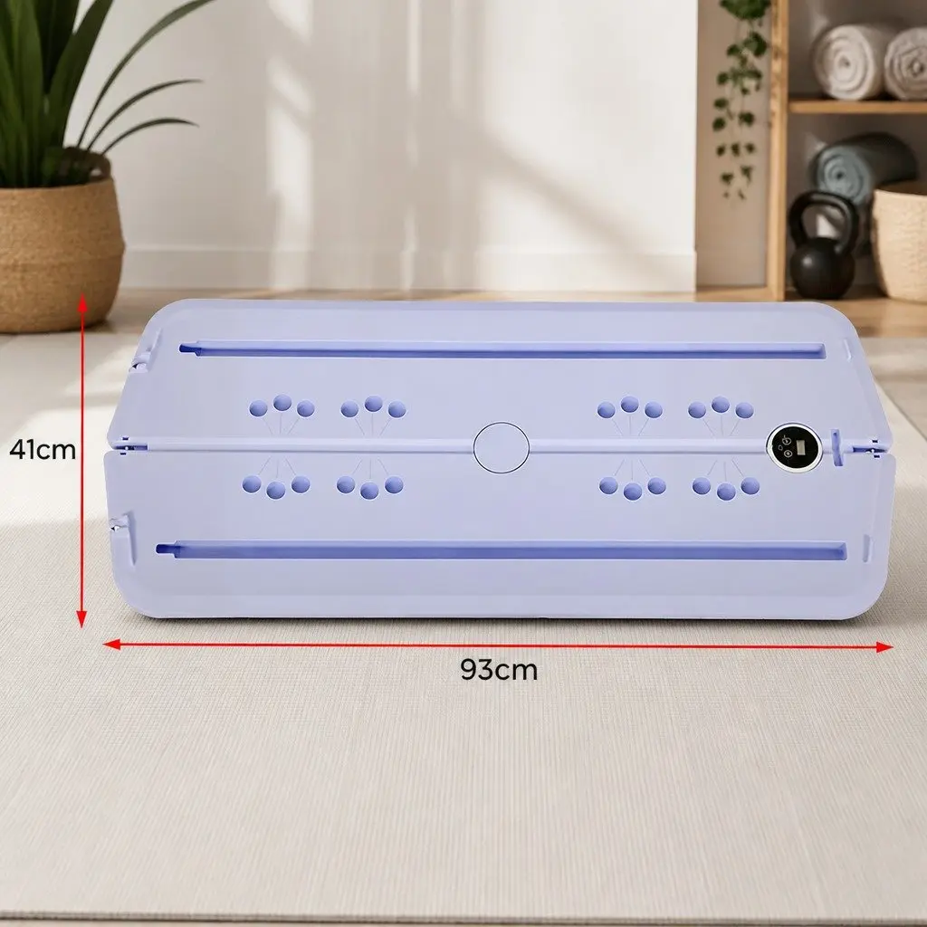 Pilates Board Core Trainer Compact ABS PP 93cm x 41cm x 8cm Purple