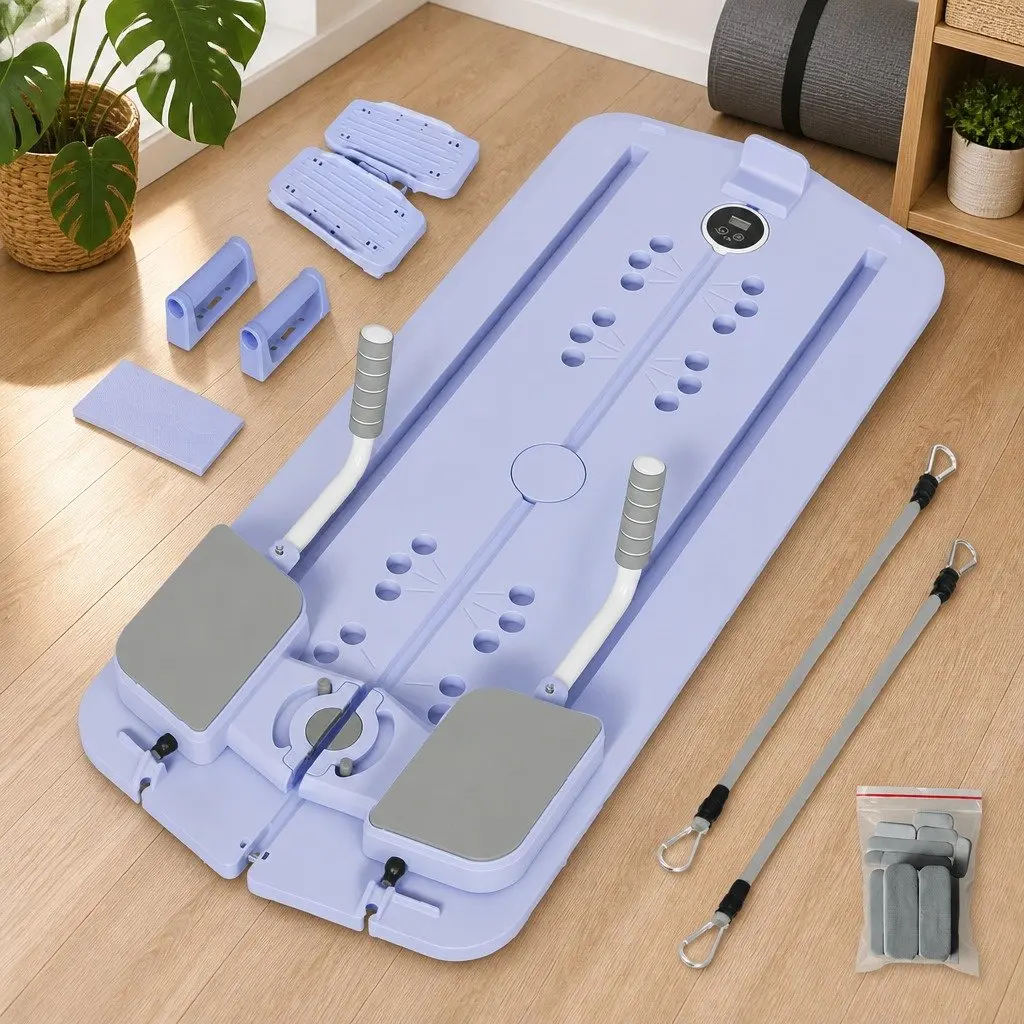 Pilates Board Core Trainer Compact ABS PP 93cm x 41cm x 8cm Purple