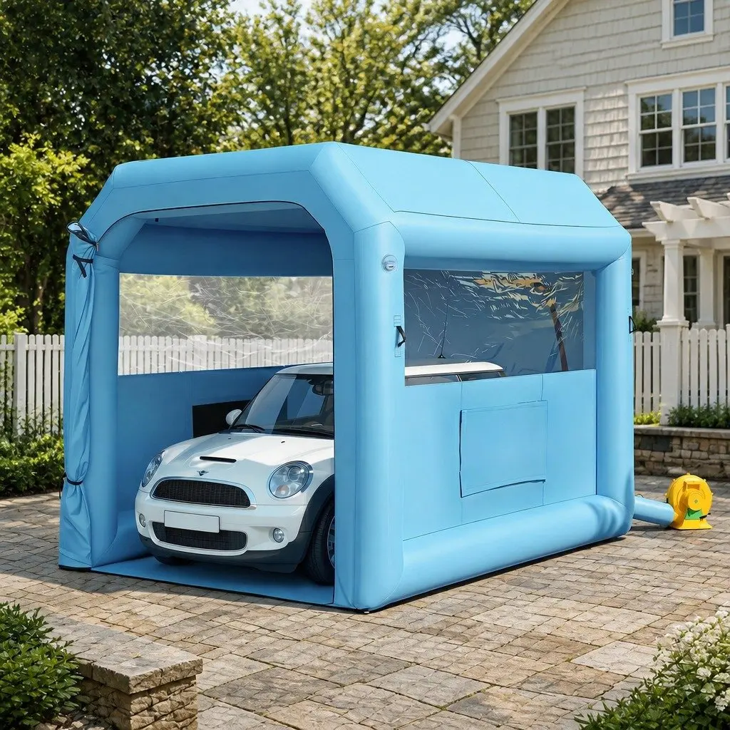 Inflatable Paint Booth 2.5x2.5x3M for Home Use