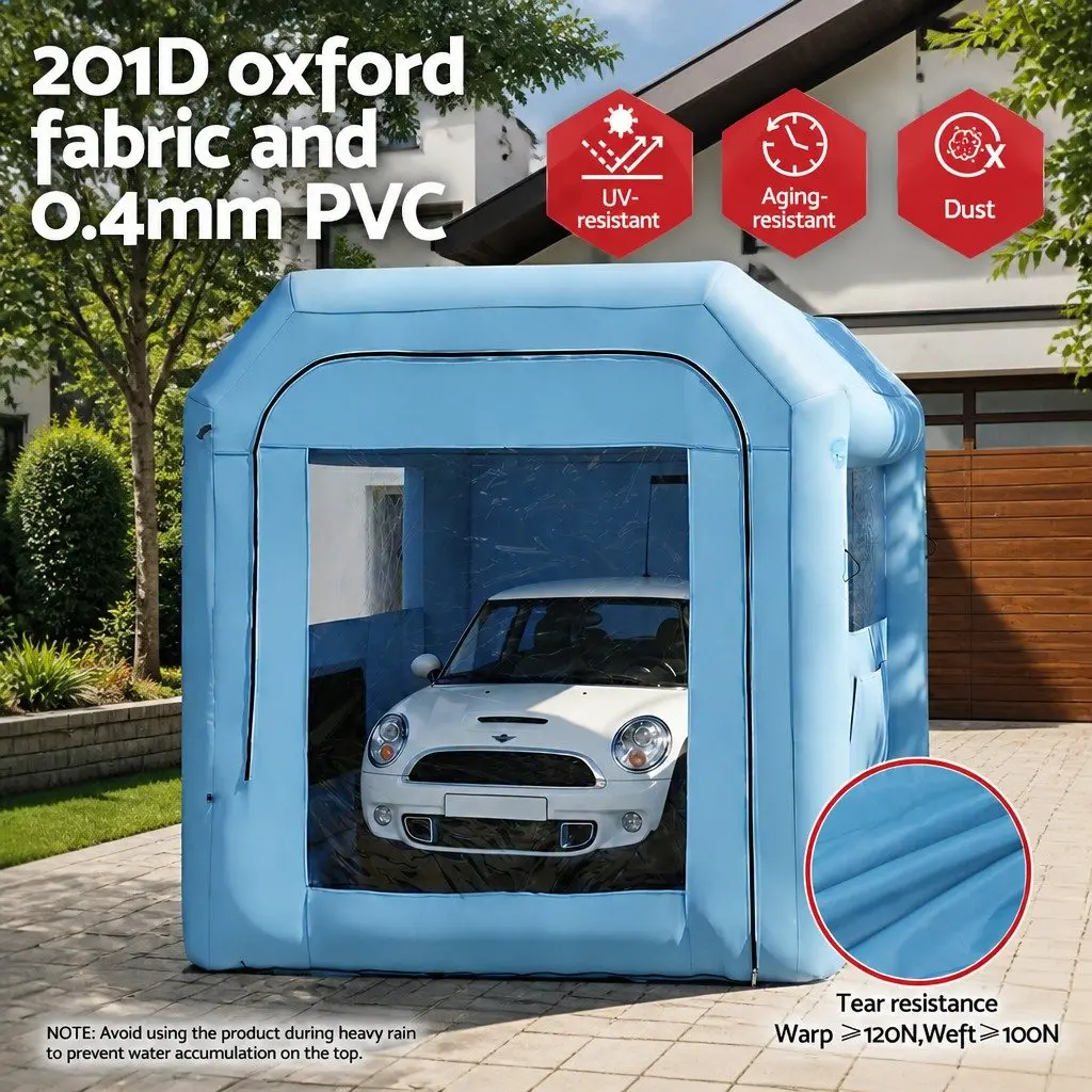Inflatable Paint Booth 2.5x2.5x3M for Home Use