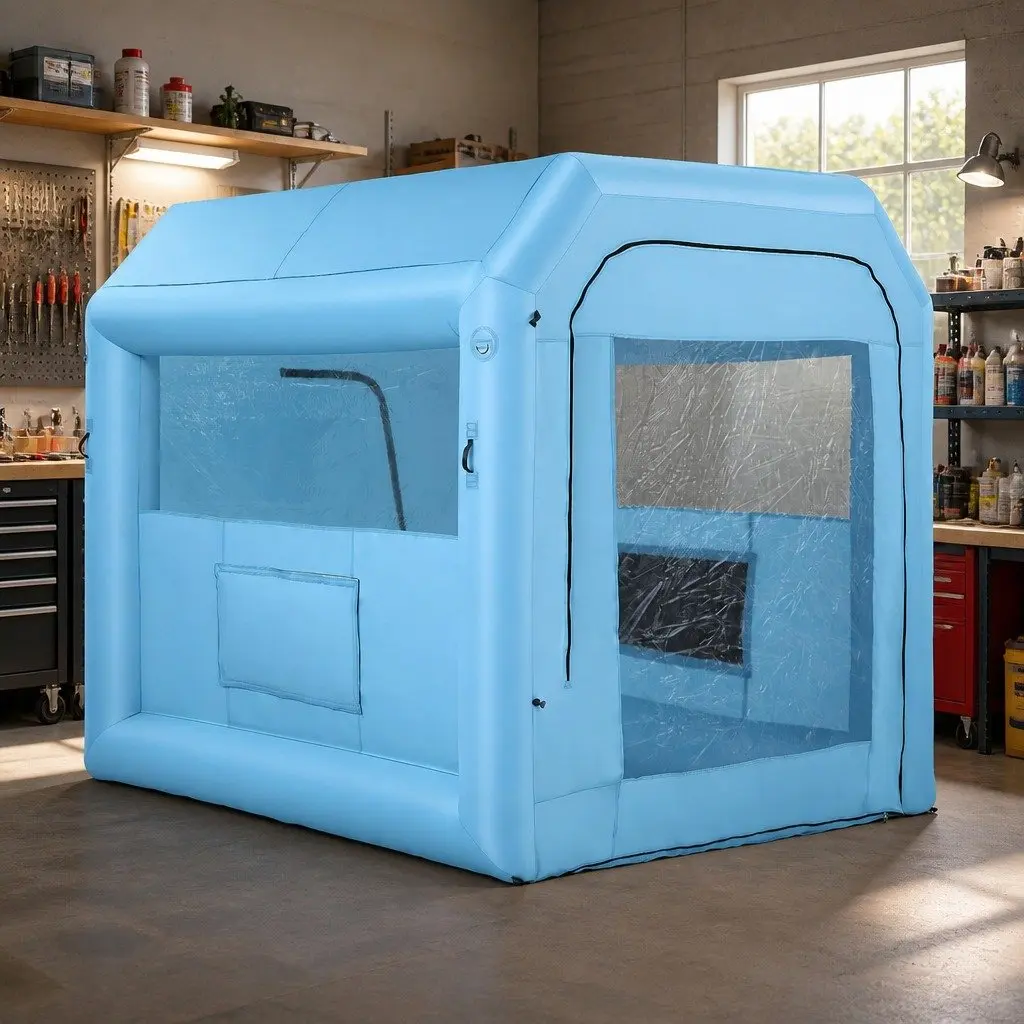 Inflatable Paint Booth 2.5x2.5x3M for Home Use