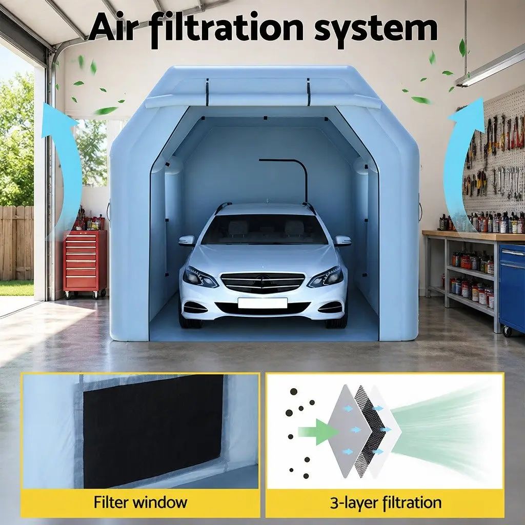 4x3m Inflatable Spray Booth for Home Projects
