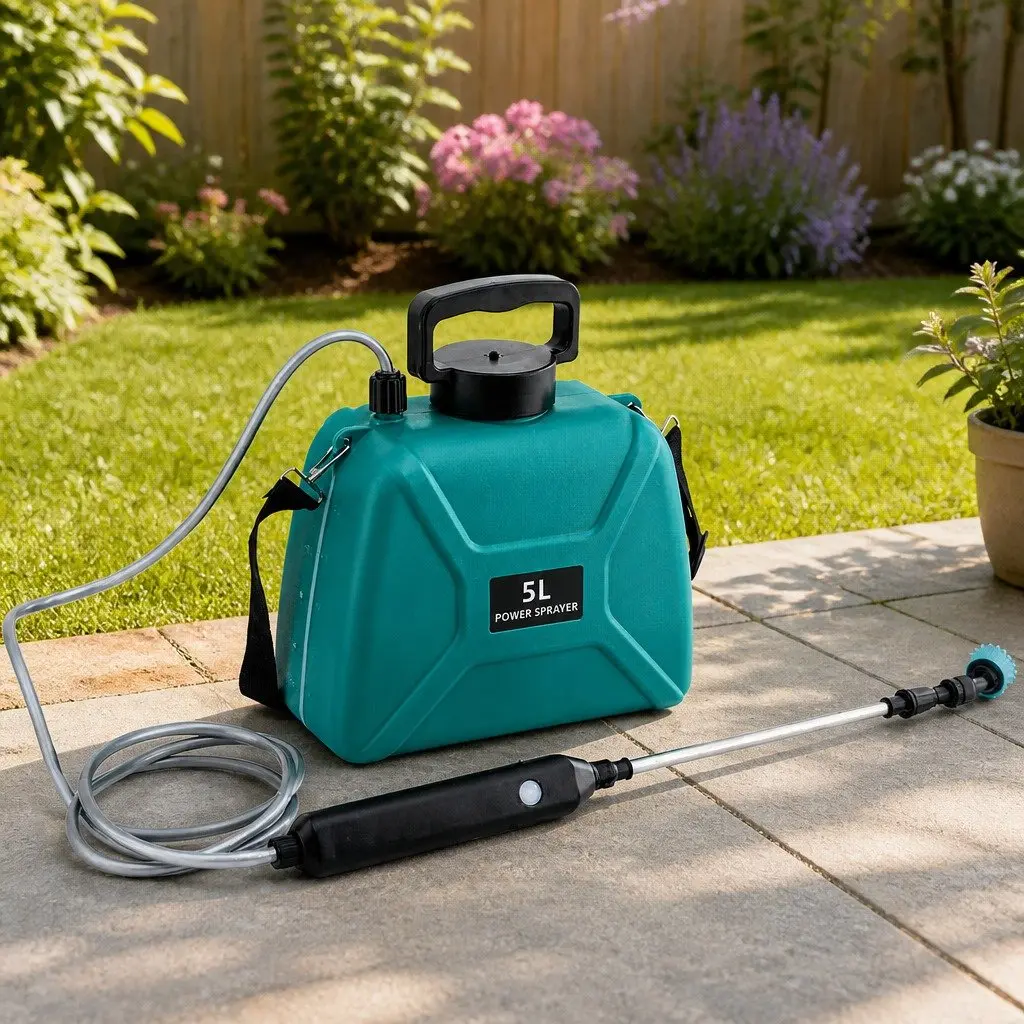 Electric Garden Sprayer USB Rechargeable 5L Green Herbicide Dual Spray Modes