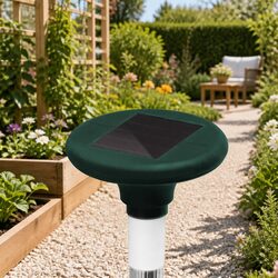 Solar LED Snake Repeller Set 20 Pack Ultrasonic Pest Rodent Deterrent Garden