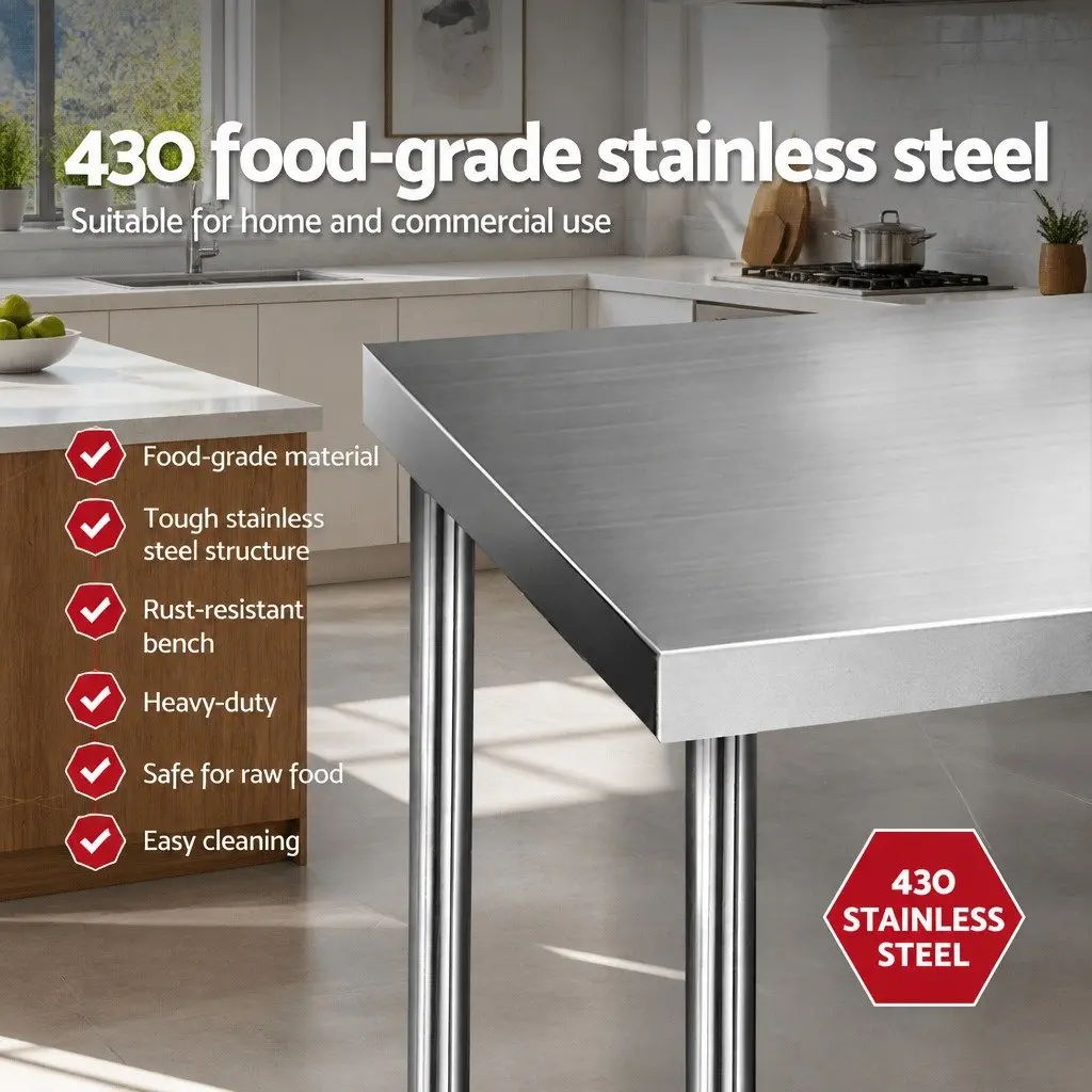 Stainless Steel Kitchen Work Table 760x760mm
