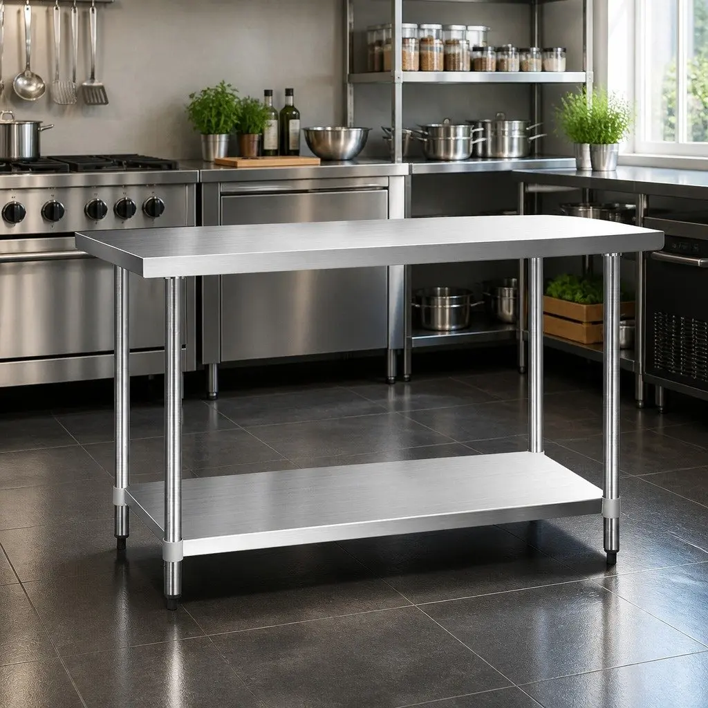 Stainless Steel Work Bench for Food Prep 1524x610mm