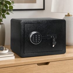 13.8L Digital Security Safe Box Password Key Lock Home Office Cash Storage