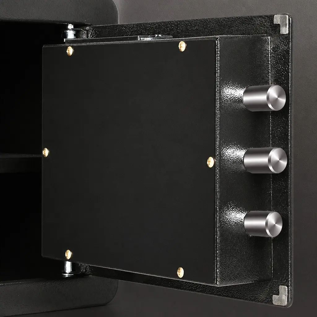Digital Security Safe Box Steel 13.8L Black Home Office Cash Storage