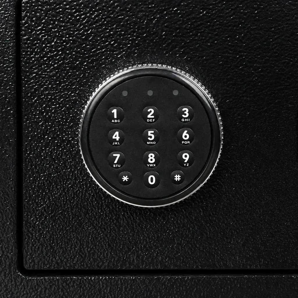 Digital Security Safe Box Steel 13.8L Black Home Office Cash Storage