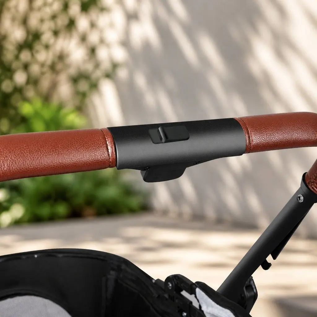 Pet Stroller Aluminium Alloy Foldable 87cm x 60cm x 101cm Grey and Black