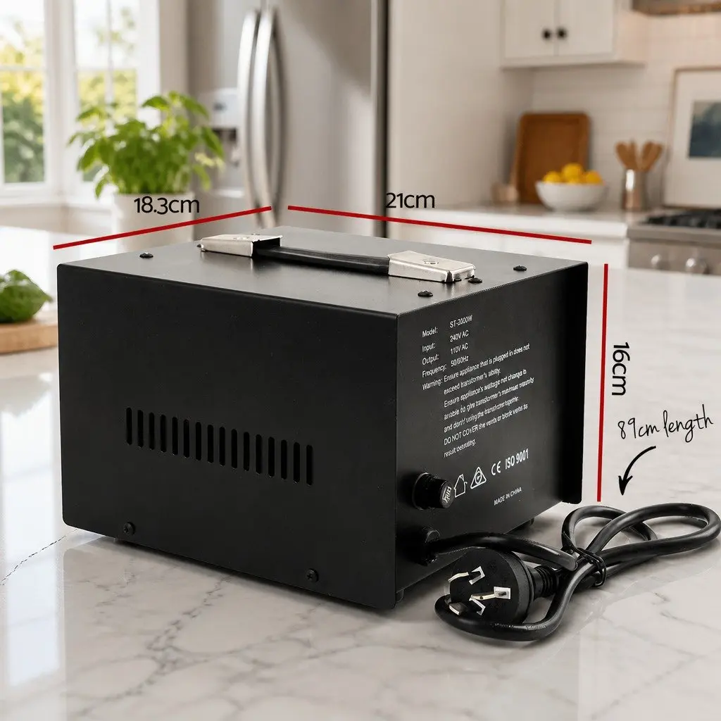 2000W Step Down Transformer 240V to 110V Converter Portable Power Australian