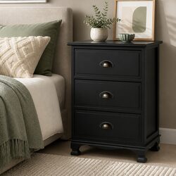 A Functional Black Nightstand for Your Home Needs