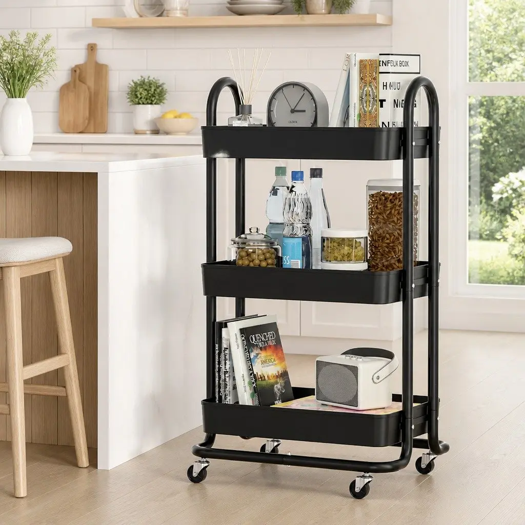 3 Tier Kitchen Cart for Home Use