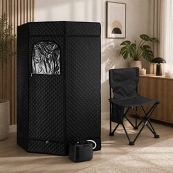 Functional Personal Steam Sauna Tent 1000W 3L Steamer for Home Use