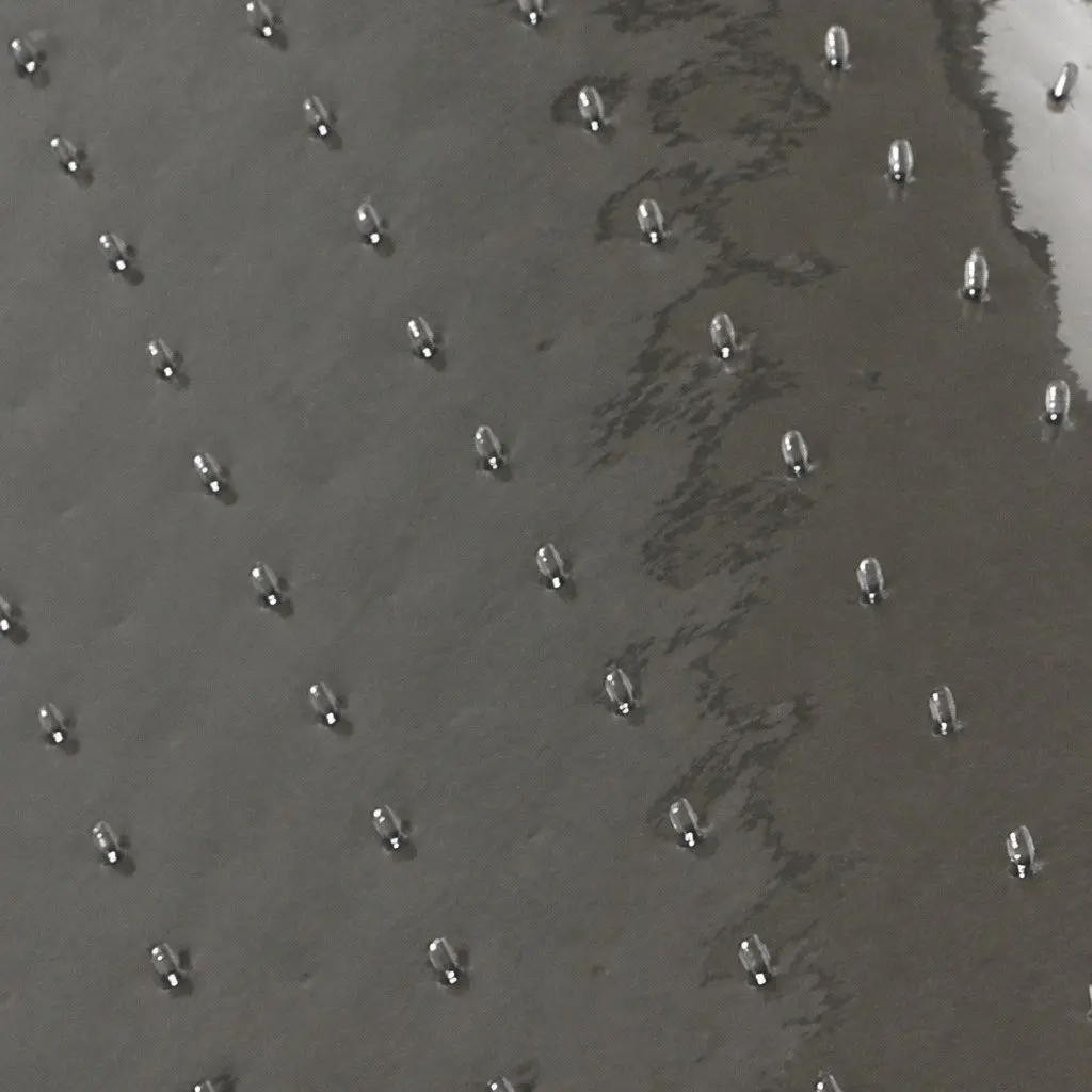Chair Mat PVC Plastic 135cm x 114cm Black Clear Hard Floor Carpet Protector