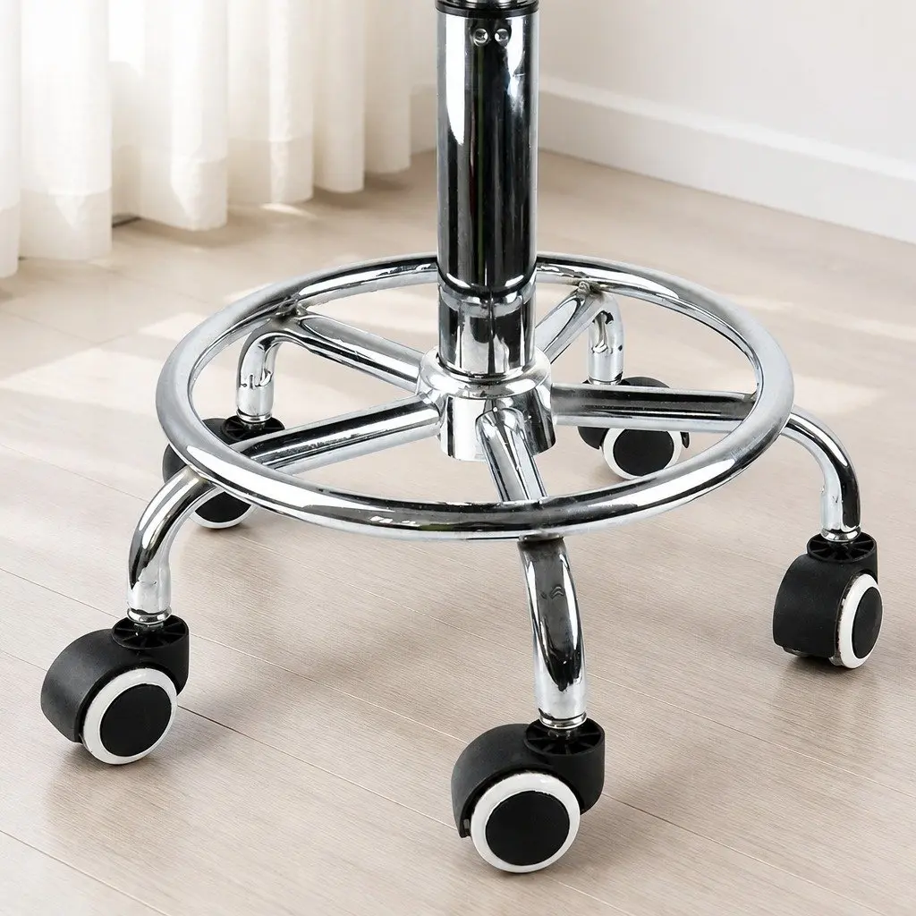 Salon Swivel Stool PU Leather Height Adjustable 51 to 69cm Teal