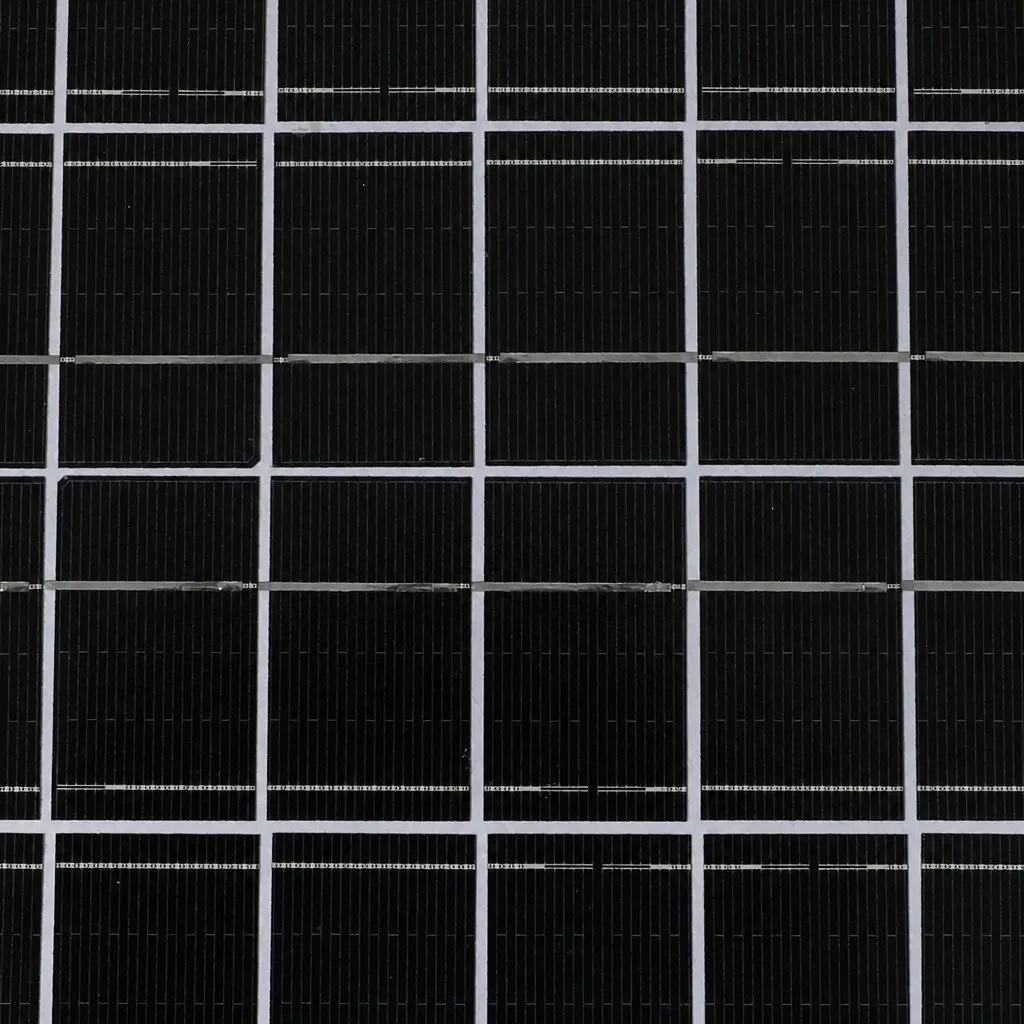12V Monocrystalline Solar Panel Kit Portable Camping USB Charger 35cm Silver and Black