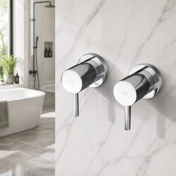 Versatile Twin Basin Taps in Chrome for Daily Use