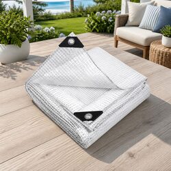 Poly Tarp 5x10m Heavy Duty Waterproof Cover Camping Caravan UV Resistant
