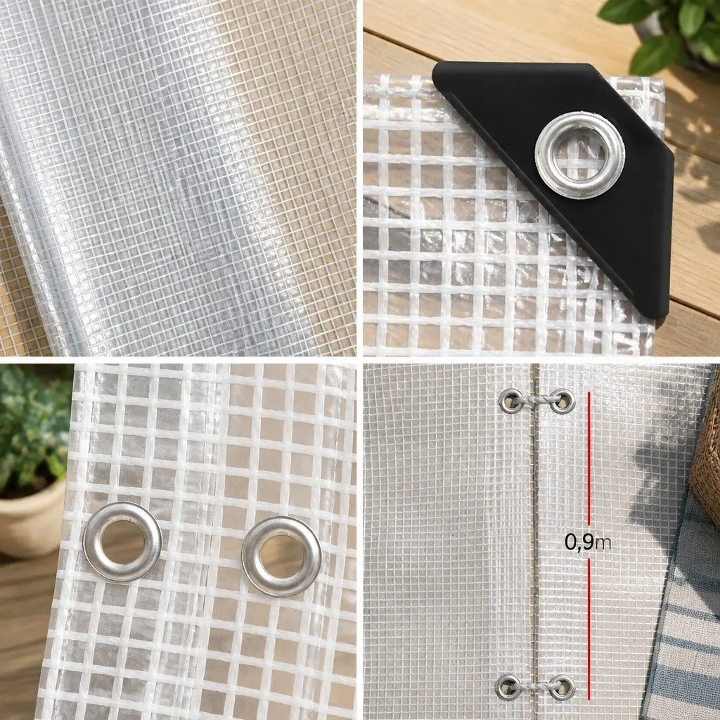 Poly Tarp Heavy Duty 5x10m Waterproof Cover UV Resistant