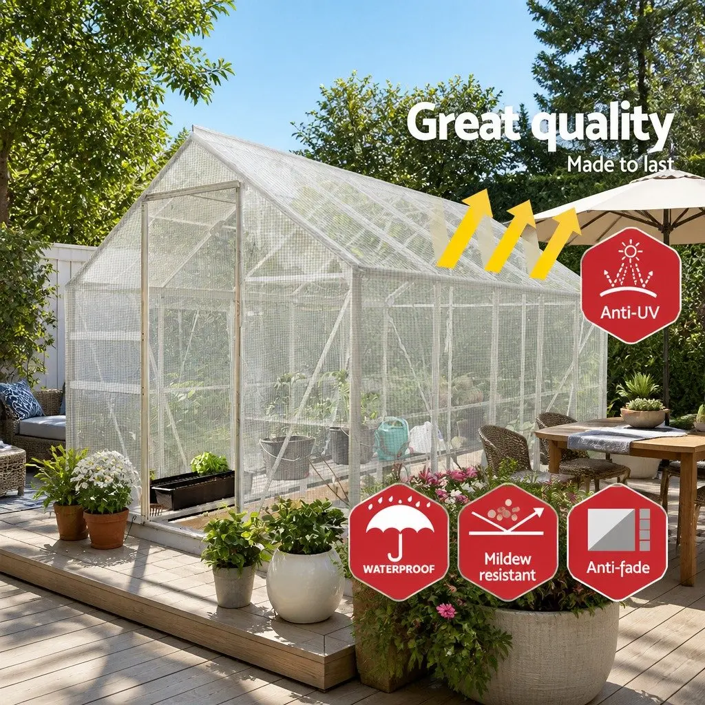 Poly Tarp Heavy Duty 5x10m Waterproof Cover UV Resistant