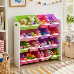 Versatile Toy Organizer for Children’s Use at Home