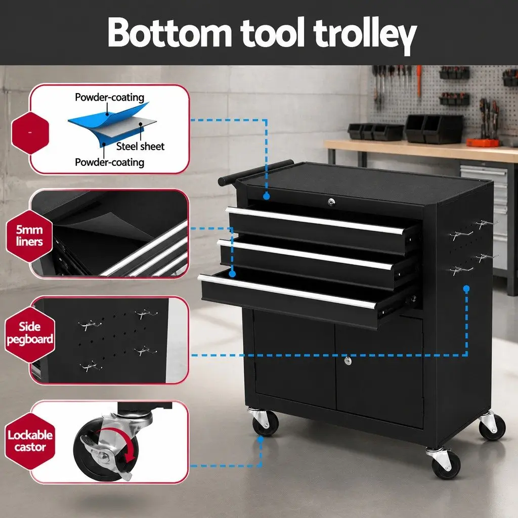 13 Drawer Tool Box for Garage Organization
