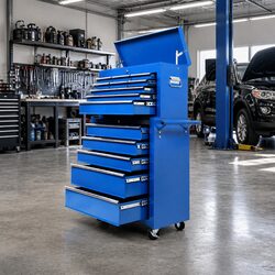 14 Drawer Tool Box Cabinet Chest Storage Trolley Mechanic Garage Workshop